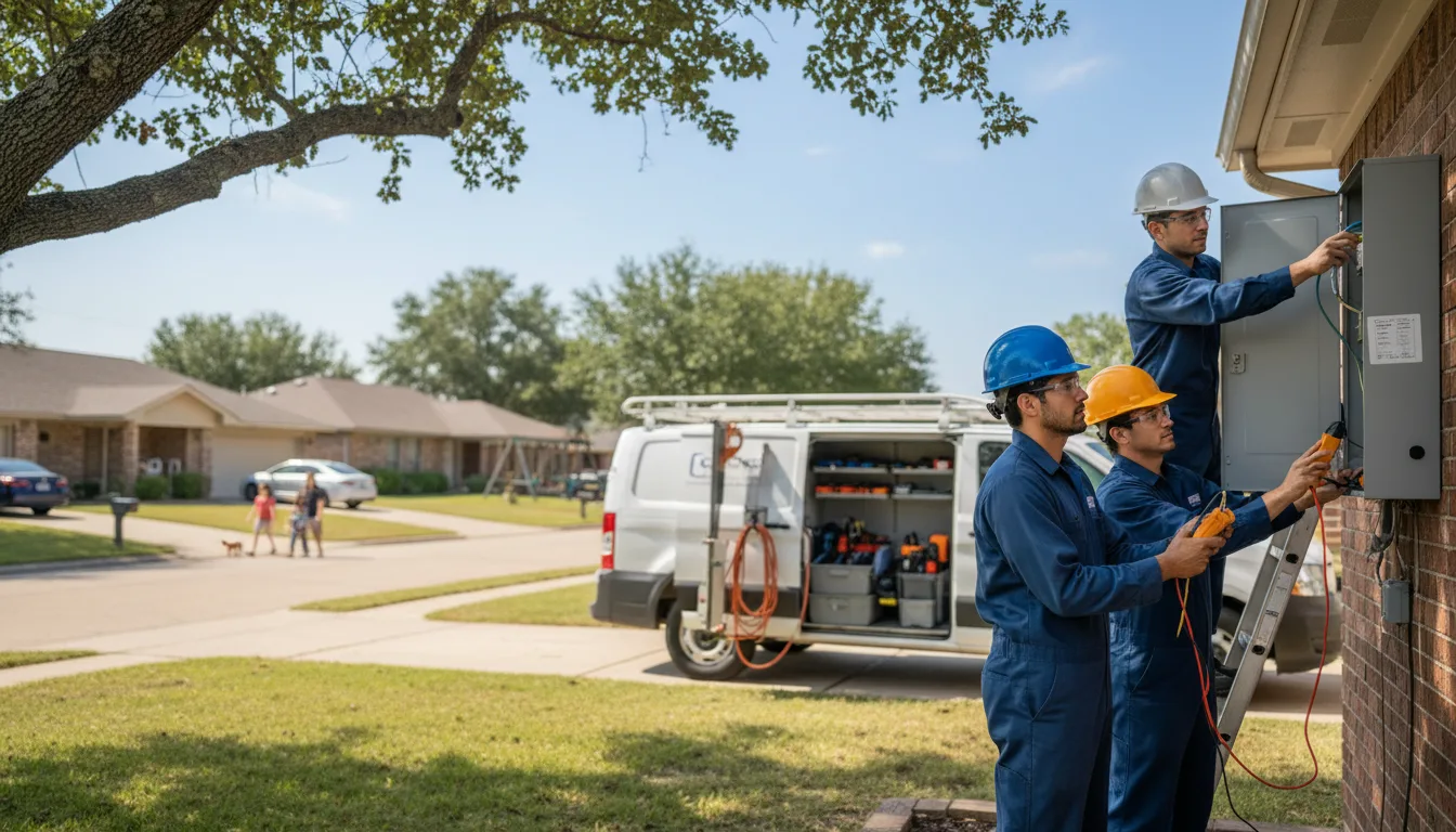 Certified electrician providing emergency electrical services in Reno, OH